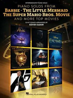 Hal Leonard - Piano Solos from Barbie, The Little Mermaid, The Super Mario Bros. Movie - Book