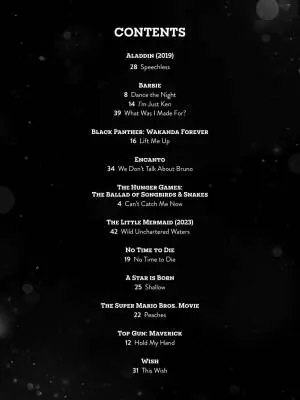 Piano Solos from Barbie, The Little Mermaid, The Super Mario Bros. Movie - Book