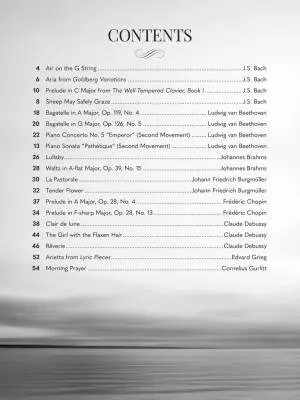 Calming Classical Piano Solos - Book