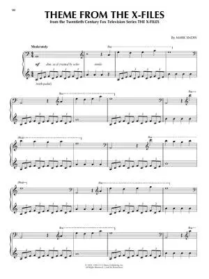 Horror Music: 34 Themes from Movies and TV - Piano - Book