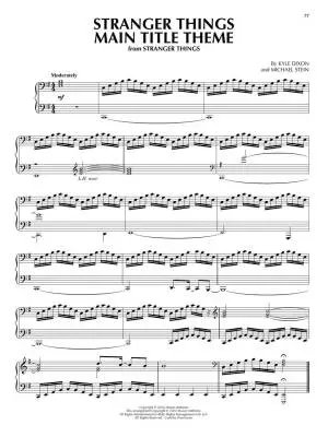 Horror Music: 34 Themes from Movies and TV - Piano - Book