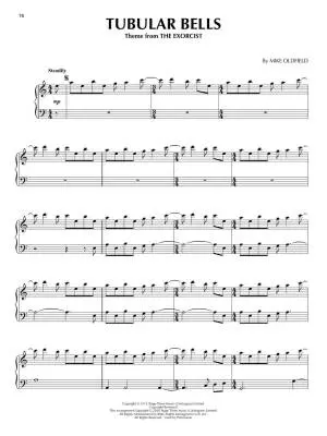 Horror Music: 34 Themes from Movies and TV - Piano - Book