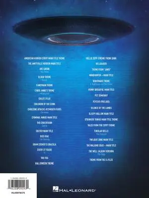 Horror Music: 34 Themes from Movies and TV - Piano - Book