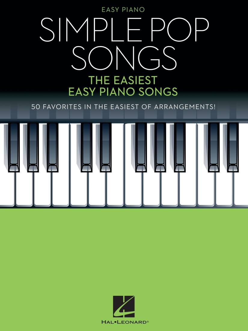 Simple Pop Songs - Easy Piano - Book
