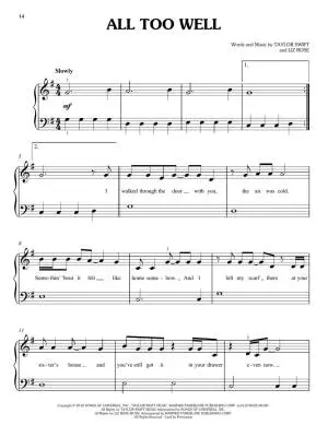 Simple Pop Songs - Easy Piano - Book