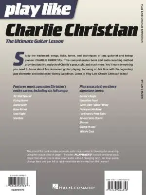 Play like Charlie Christian - Guitar TAB - Book/Audio Online