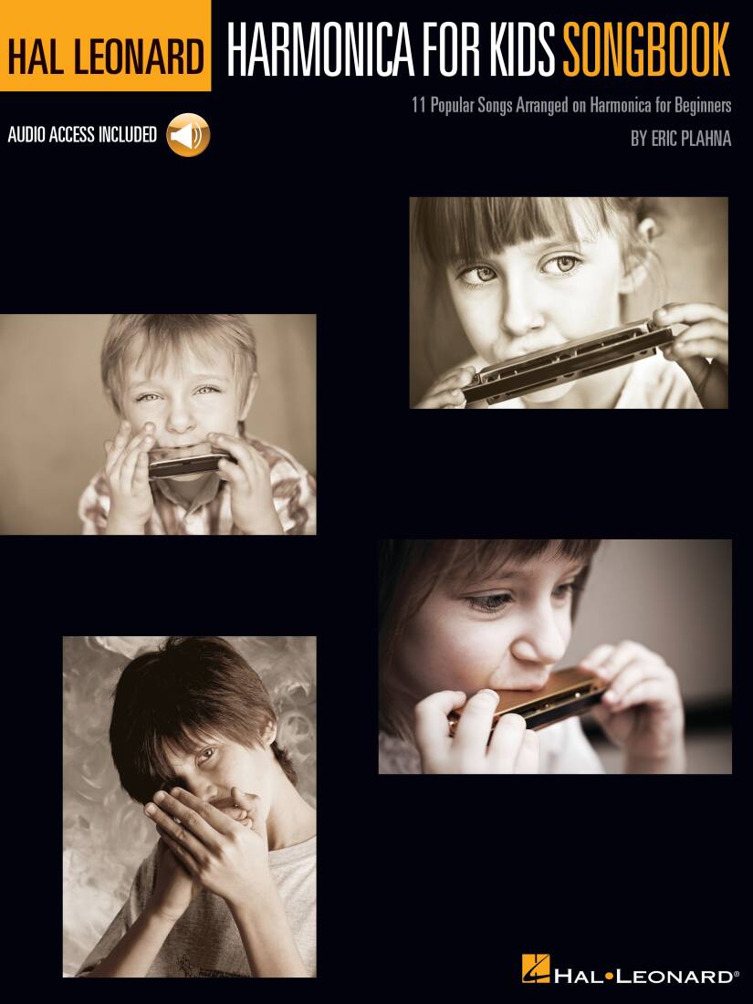 Harmonica for Kids Songbook - Plahna - Book/Audio Online
