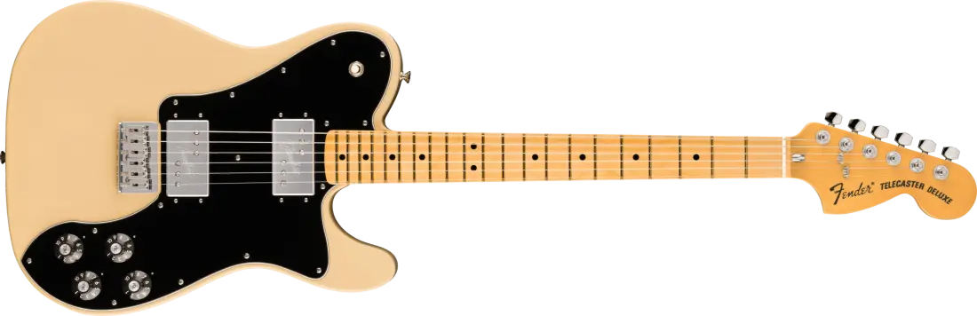 American Vintage II 1975 Telecaster Deluxe, Maple Fingerboard - Vintage Blonde
