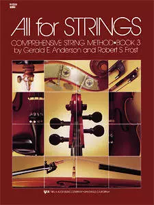 Kjos Music - All for Strings Book 3 - Viola