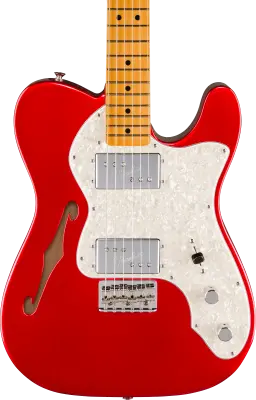 American Vintage II 1972 Telecaster Thinline, Maple Fingerboard - Candy Apple Red