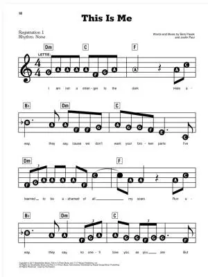 The Greatest Showman: E-Z Play Today #99 - Pasek/Paul - Electronic Keyboard - Book