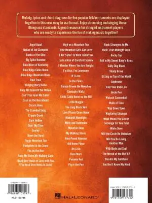 Bluegrass Songs: Strum Together - Lyrics/Chords - Book