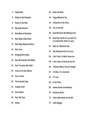 Bluegrass Songs: Strum Together - Lyrics/Chords - Book