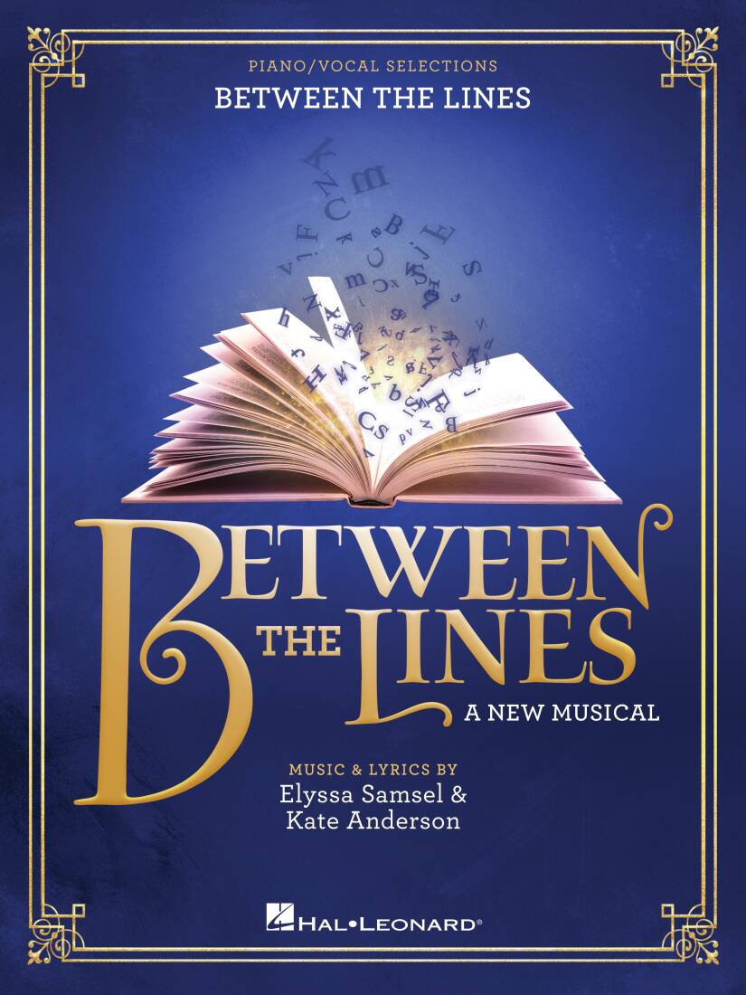 Between the Lines: A New Musical - Samsel/Anderson - Piano/Vocal/Guitar - Book