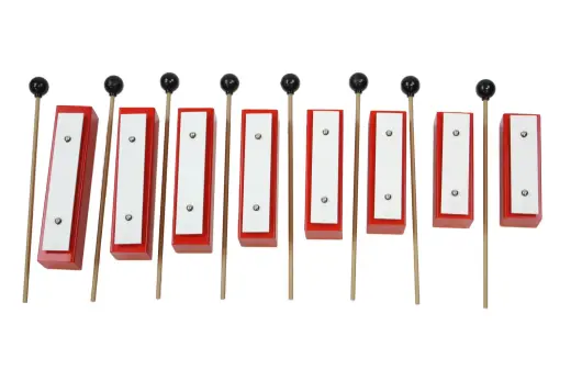 8-Note Resonator Bell Set, C-C Diatonic