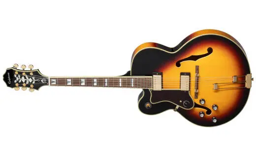 Epiphone - Broadway Electric Guitar with Gigbag - Vintage Sunburst (Left Handed)