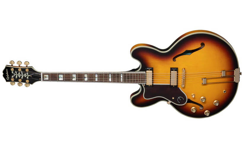 Sheraton Electric Guitar with Gigbag - Vintage Sunburst (Left Handed)