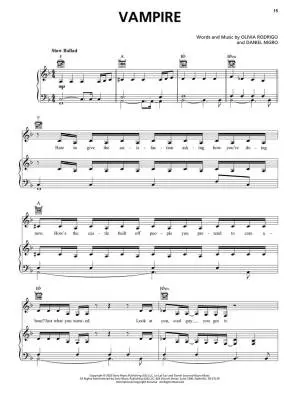 Guts - Rodrigo - Piano/Vocal/Guitar - Book