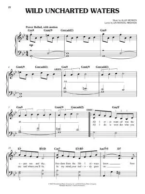 The Little Mermaid - Menken/Miranda/Ashman - Easy Piano - Book