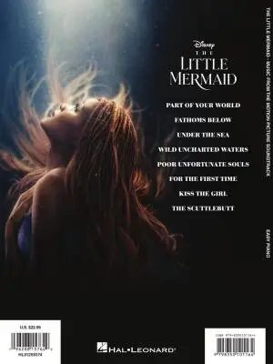 The Little Mermaid - Menken/Miranda/Ashman - Easy Piano - Book