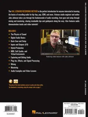 Hal Leonard Recording Method For Hip-Hop, Pop, EDM, & More - Johnson - Book/Media Online