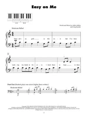 Hit Songs - 5-Finger Piano - Book