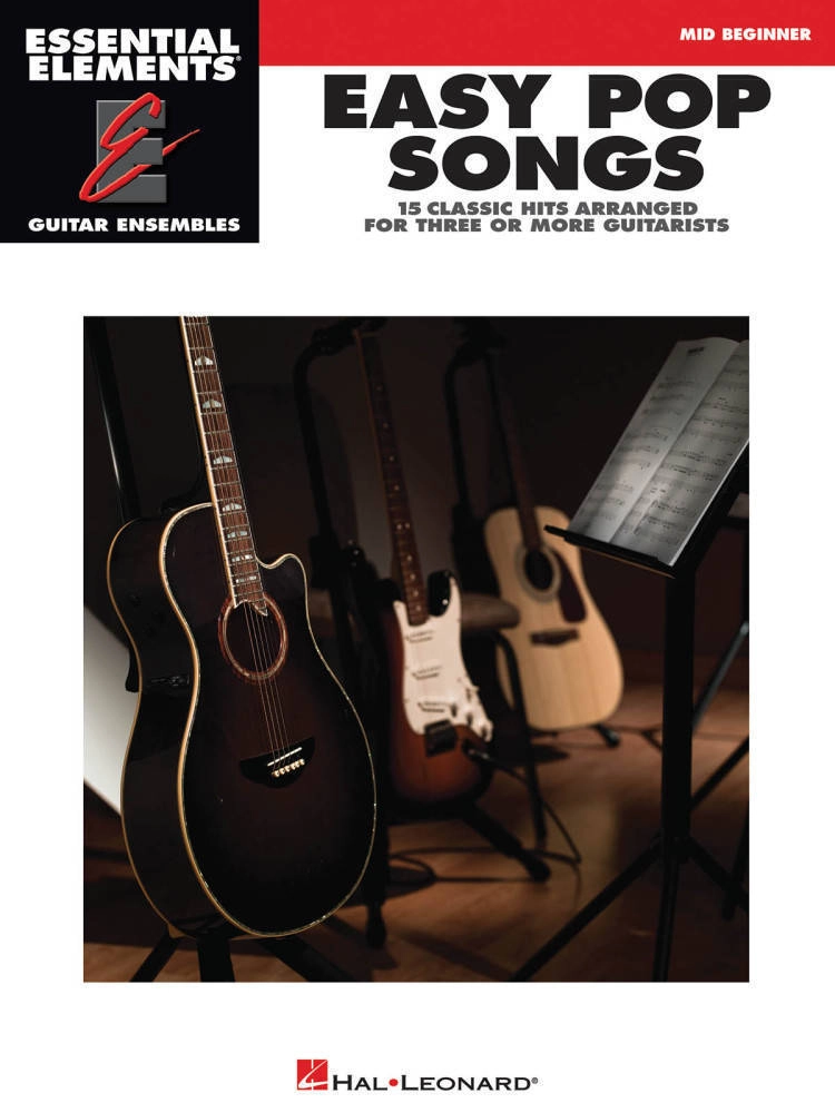 Easy Pop Songs: Essential Elements Guitar Ensembles - Book