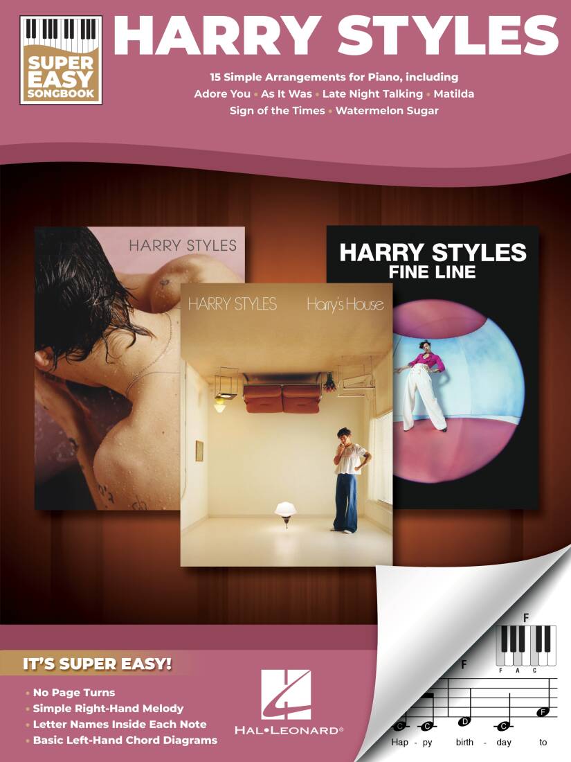 Harry Styles: Super Easy Songbook - Piano - Book