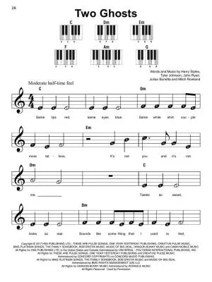 Harry Styles: Super Easy Songbook - Piano - Book