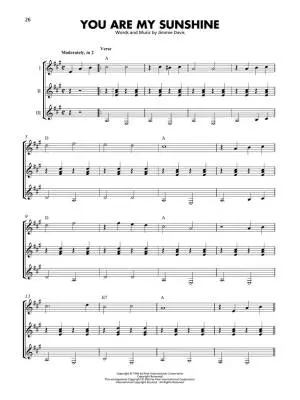 First Popular Songs - Guitar Ensemble - Book