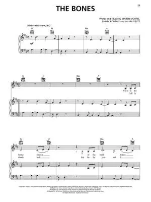 Popular Country Sheet Music from 2020-2022 - Piano/Vocal/Guitar - Book