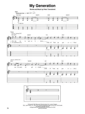 The Who: Deluxe Guitar Play-Along Volume 16 - Book/Audio Online