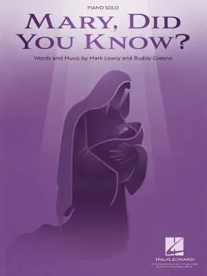 Hal Leonard - Mary, Did You Know? - Lowry/Greene - Piano - Sheet