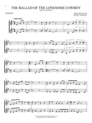 Disney Favorites for Two - Trumpet Duet - Book