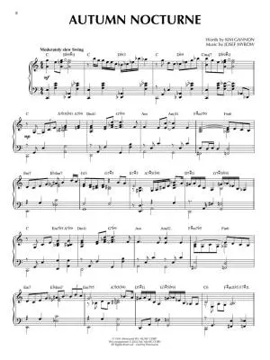 Coffee Table Jazz: Jazz Piano Solos, Volume 62 - Piano - Book