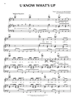 Turning Red - Eilish/O\'Connell/Goranss - Piano/Vocal/Guitar - Book