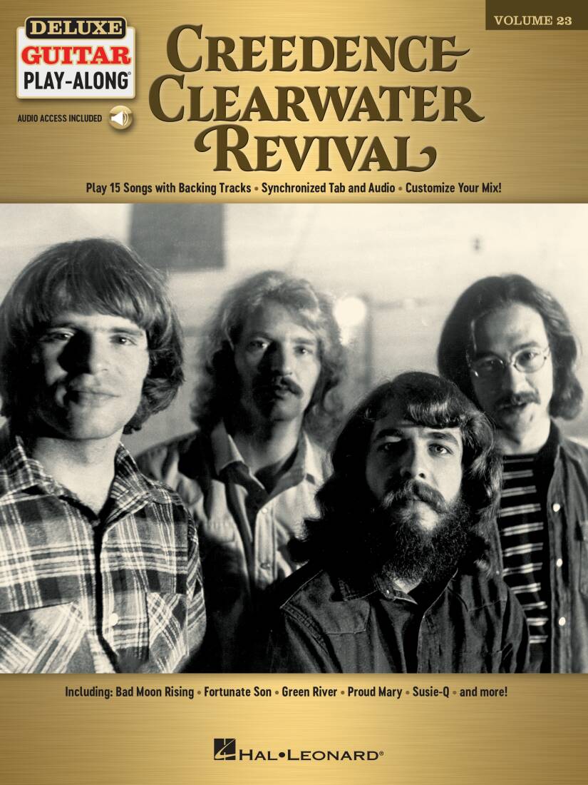 Creedence Clearwater Revival: Deluxe Guitar Play-Along, Volume 23 - Guitar - Book/Audio Online