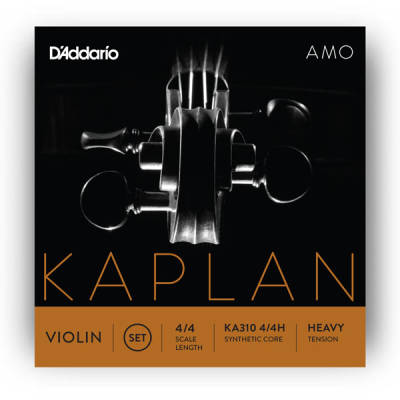 Kaplan - Amo Violin String Set, 4/4 Scale, Heavy Tension