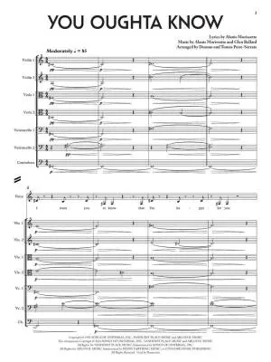 You Oughta Know - Morissette/Duomo - Voice/String Quartet