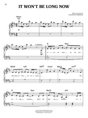 In the Heights - Miranda - Easy Piano - Book