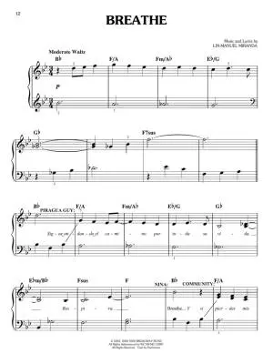 In the Heights - Miranda - Easy Piano - Book