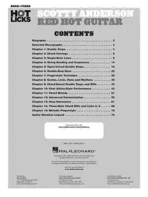 Scotty Anderson: Red Hot Guitar - Book/Video Online