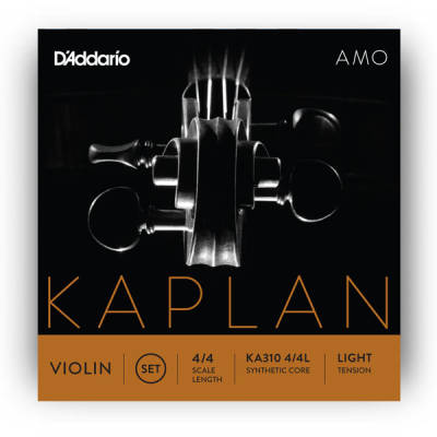 Kaplan - Amo Violin String Set, 4/4 Scale, Light Tension