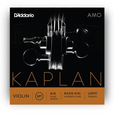 Kaplan - Amo Violin String Set, 4/4 Scale, Light Tension