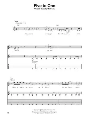 The Doors: Deluxe Guitar Play-Along, Volume 25 - Book/Audio Online