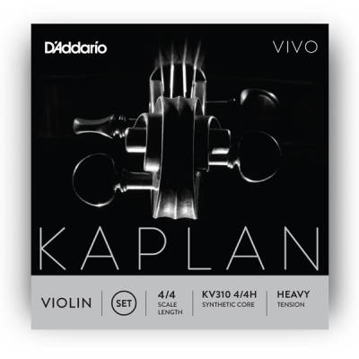 Kaplan - Vivo Violin String Set, 4/4 Scale, Heavy Tension
