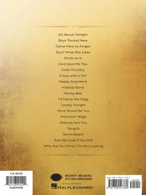 Blake Shelton Sheet Music Collection - Piano/Vocal/Guitar - Book