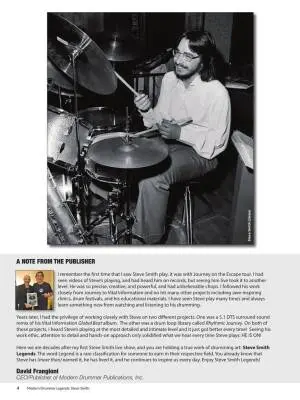 Modern Drummer Legends: Steve Smith - Drum Set - Book/Audio Online