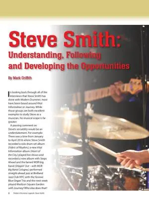 Modern Drummer Legends: Steve Smith - Drum Set - Book/Audio Online