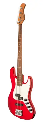 MetroExpress 21-Fret Hybrid P/J 4-String Bass with Morado Fingerboard - Candy Apple Red Metallic